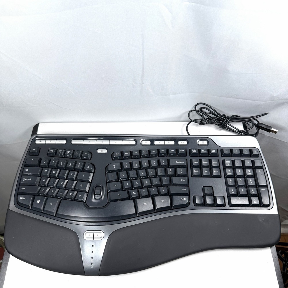 Microsoft Natural Ergonomic Keyboard 4000 v1 1048 Wired USB Split Design